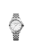 Raymond Weil Men's Tango 41 Date Bracelet Strap Watch, Silver/White