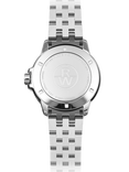 Raymond Weil Men's Tango 41 Date Bracelet Strap Watch, Silver/White