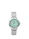 Raymond Weil Men's Tango 41 Date Bracelet Strap Watch, Silver/Green