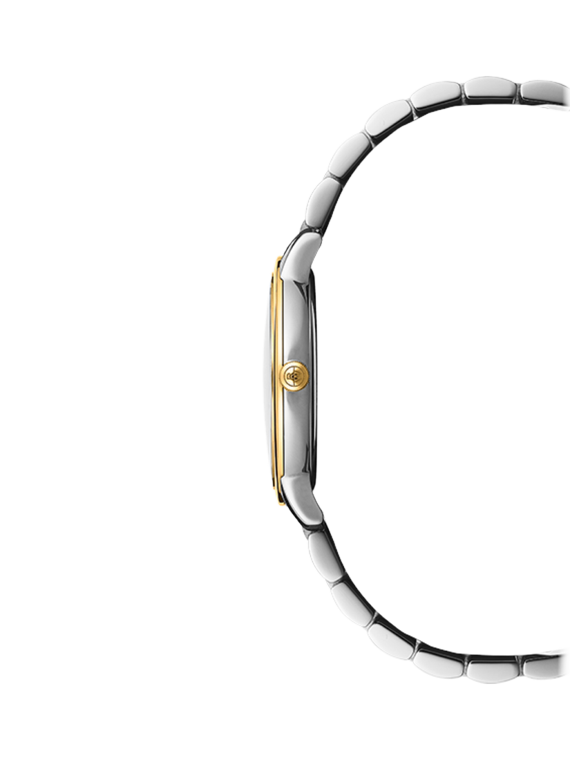 Product image 3 of 3, which shows Raymond Weil Toccata 29 Mother of Pearl Diamond Bracelet Strap Watch, Gold/Silver