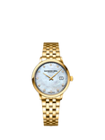 Raymond Weil Women's Toccata 29 Mother of Pearl Diamond Date Bracelet Strap Watch