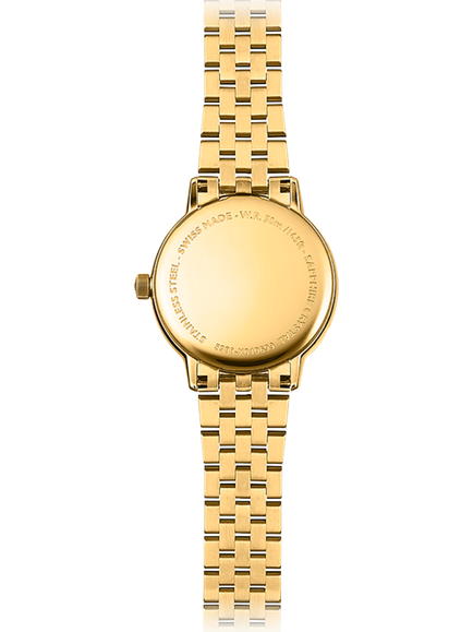 Raymond Weil Women's Toccata 29 Mother of Pearl Diamond Date Bracelet Strap Watch - view 2, Yellow
