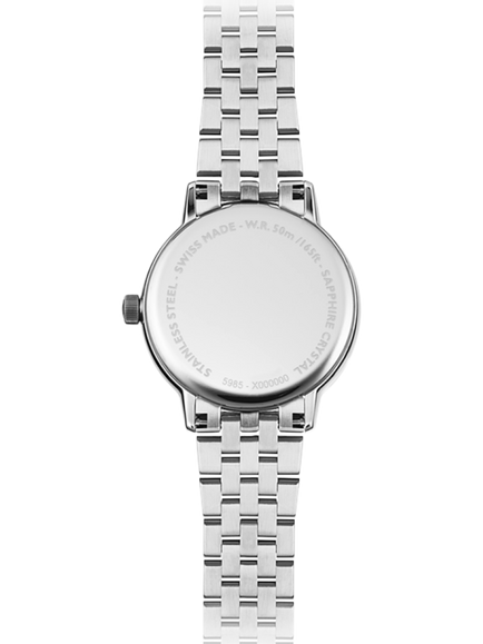 Raymond Weil Women's Toccata 29 Date Bracelet Strap Watch, Silver - view 2, Silver