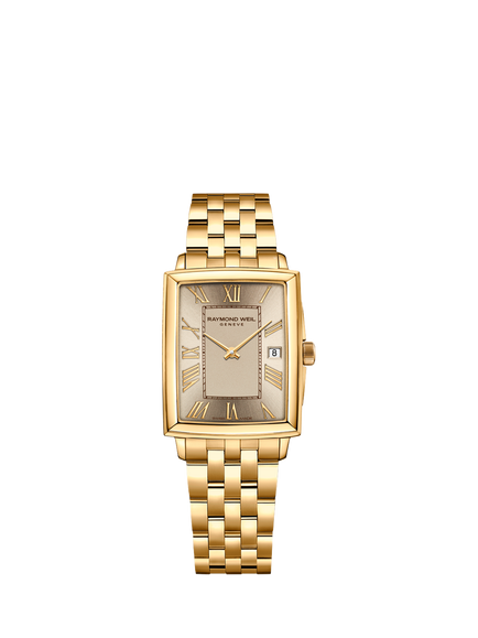 Raymond Weil Men's Toccata 34 Date Bracelet Strap Watch, Gold, Yellow