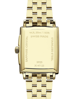 Raymond Weil Women's Toccata 34 Mother of Pearl Diamond Bracelet Strap Watch, Gold - view 2, Yellow