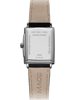 Raymond Weil Women's Toccata 34 Roman Numeral Date Leather Strap Watch - view 2, Silver