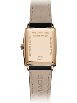 Raymond Weil Women's Toccata 34 Roman Numeral Date Leather Strap Watch - view 2, Rose