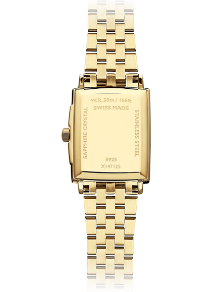Raymond Weil Women's Toccata 34 Roman Numeral Date Bracelet Strap Watch - view 2, Yellow
