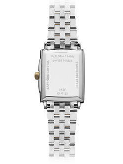 Raymond Weil Women's Toccata 34 Roman Numeral Date Bracelet Strap Watch - view 2, Silver & Yellow