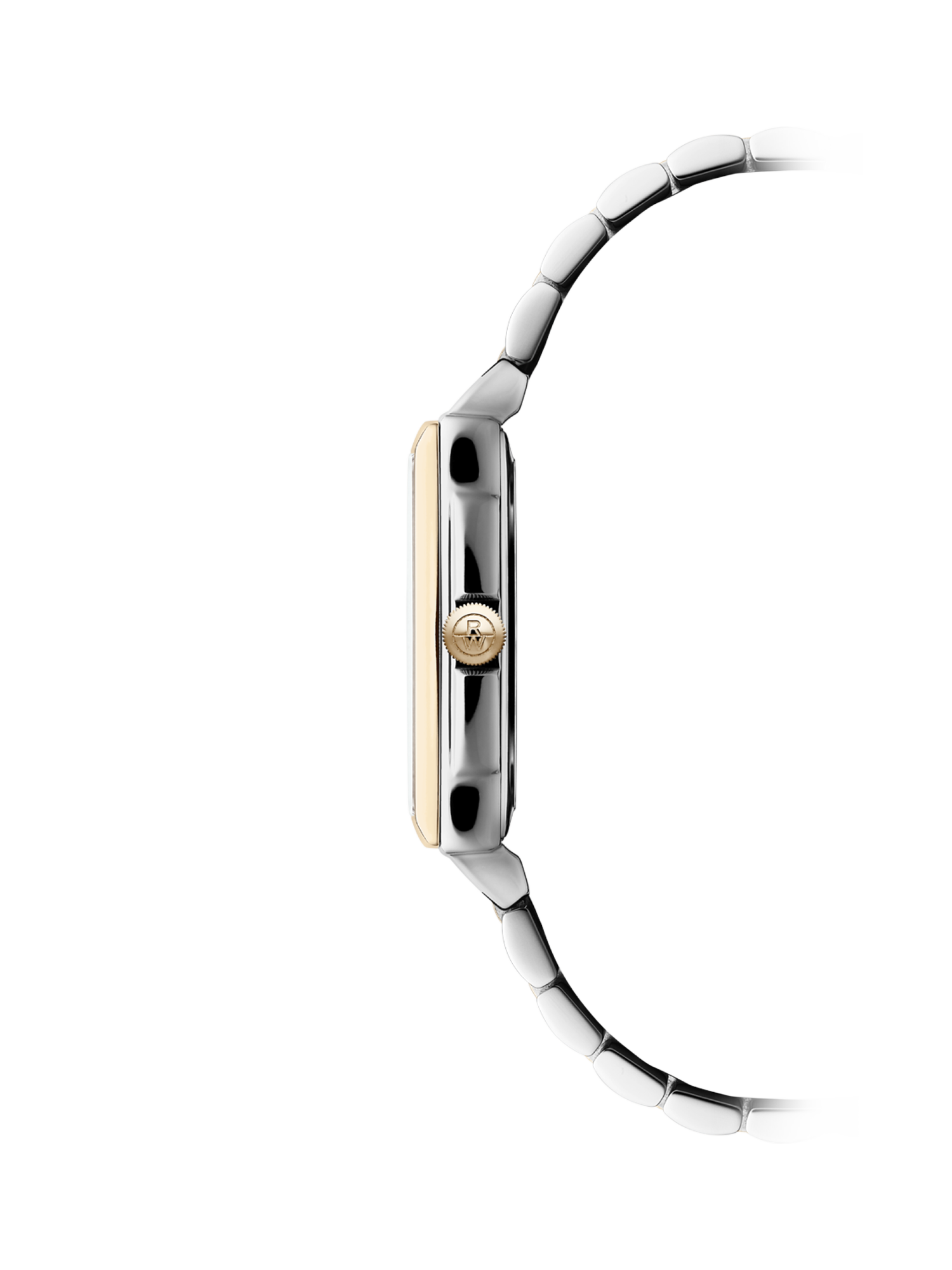 Product image 3 of 3, which shows Raymond Weil Women's Toccata 34 Diamond Date Mother of Pearl Bracelet Strap Watch, Silver/Rose