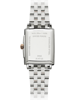 Raymond Weil Women's Toccata 34 Roman Numeral Date Bracelet Strap Watch - view 2, Silver & Rose