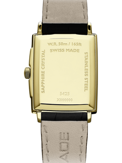 Raymond Weil Men's Toccata 37 Roman Numeral Date Leather Strap Watch - view 2, Yellow