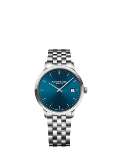 Raymond Weil Men's Toccata 39.5 Date Bracelet Strap Watch, Silver, Silver