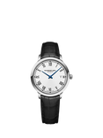 Raymond Weil Men's Toccata 39.5 Date Roman Numerals Leather Strap Watch