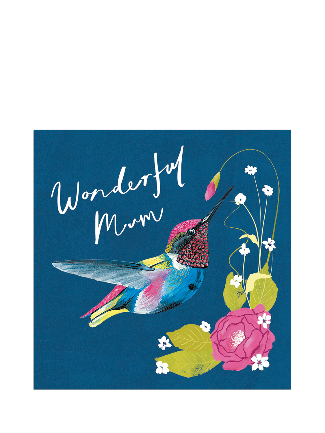 Woodmansterne Colourful Hummingbird Mother's Day Card