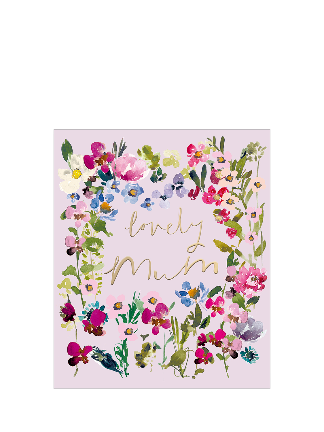 Woodmansterne Frame of Florals Mother's Day Card
