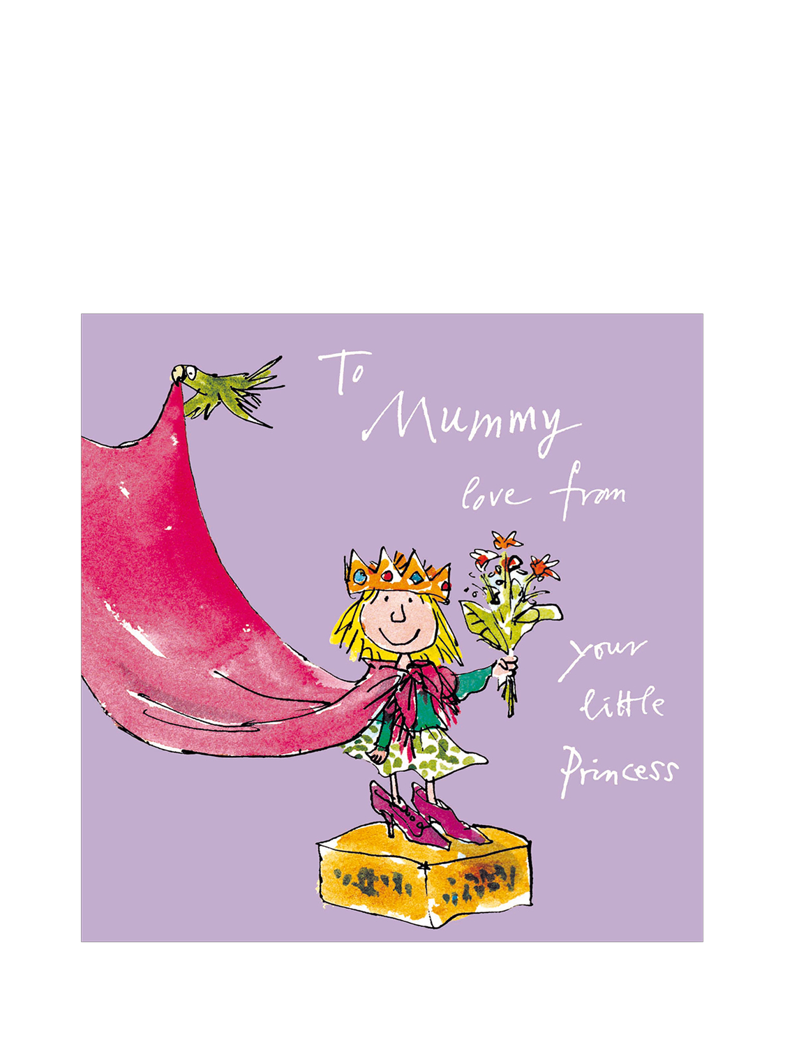 Woodmansterne Little Girl In Mum's Shoes Mother's Day Card