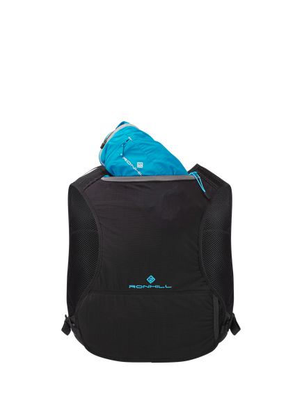 Ronhill Running Hydration Vest, Black/Cyan - view 2, Black/Cyan