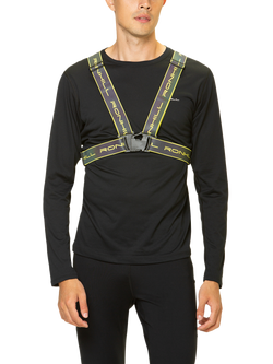 Ronhill Reflect Running Belt, Fluo Yellow/Reflect, Fluo Yellow/Reflect