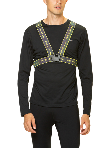 Ronhill Reflect Running Belt, Fluo Yellow/Reflect, Fluo Yellow/Reflect