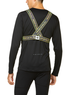 Ronhill Reflect Running Belt, Fluo Yellow/Reflect - view 2, Fluo Yellow/Reflect