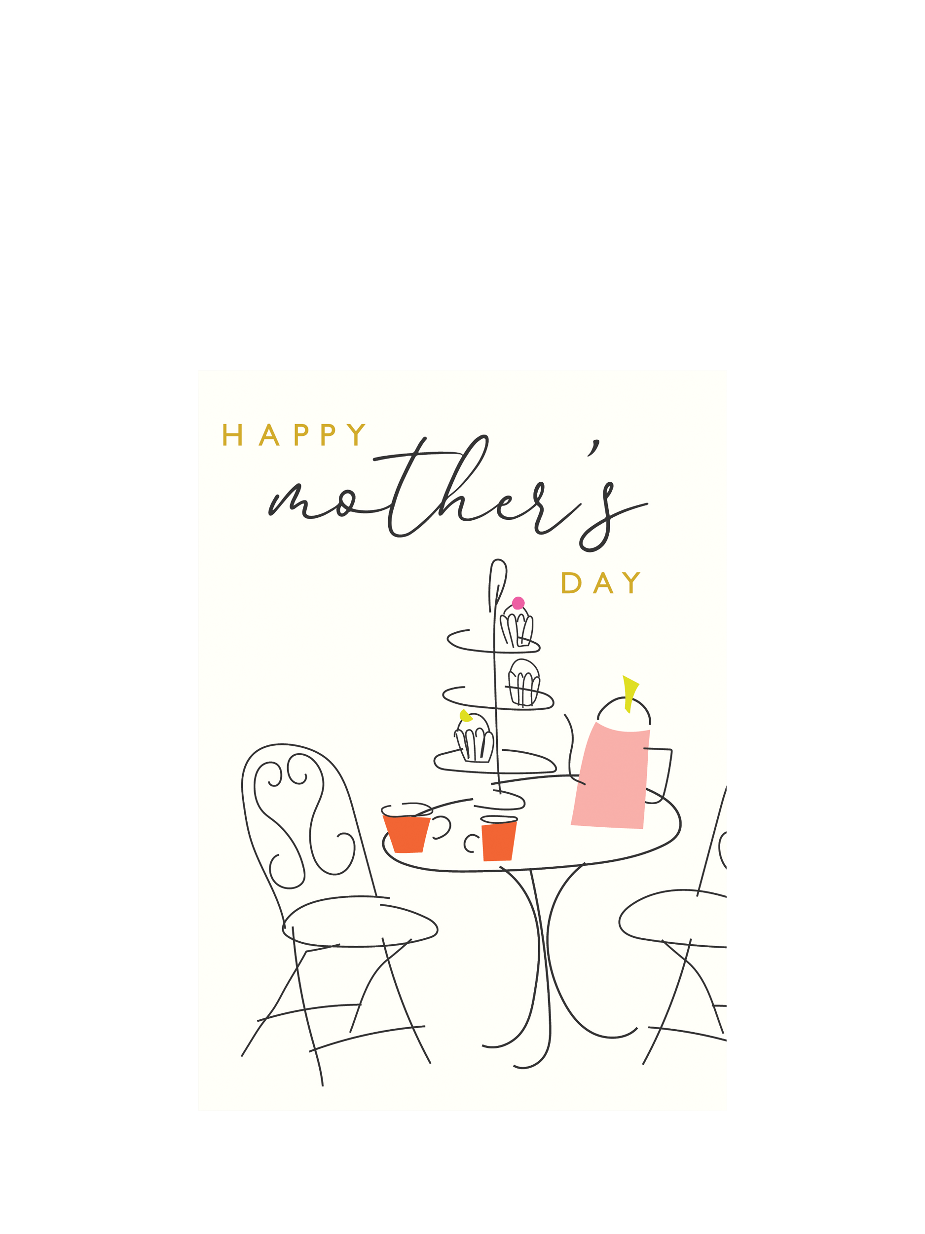 Caroline Gardner Afternoon Tea Mother's Day Card
