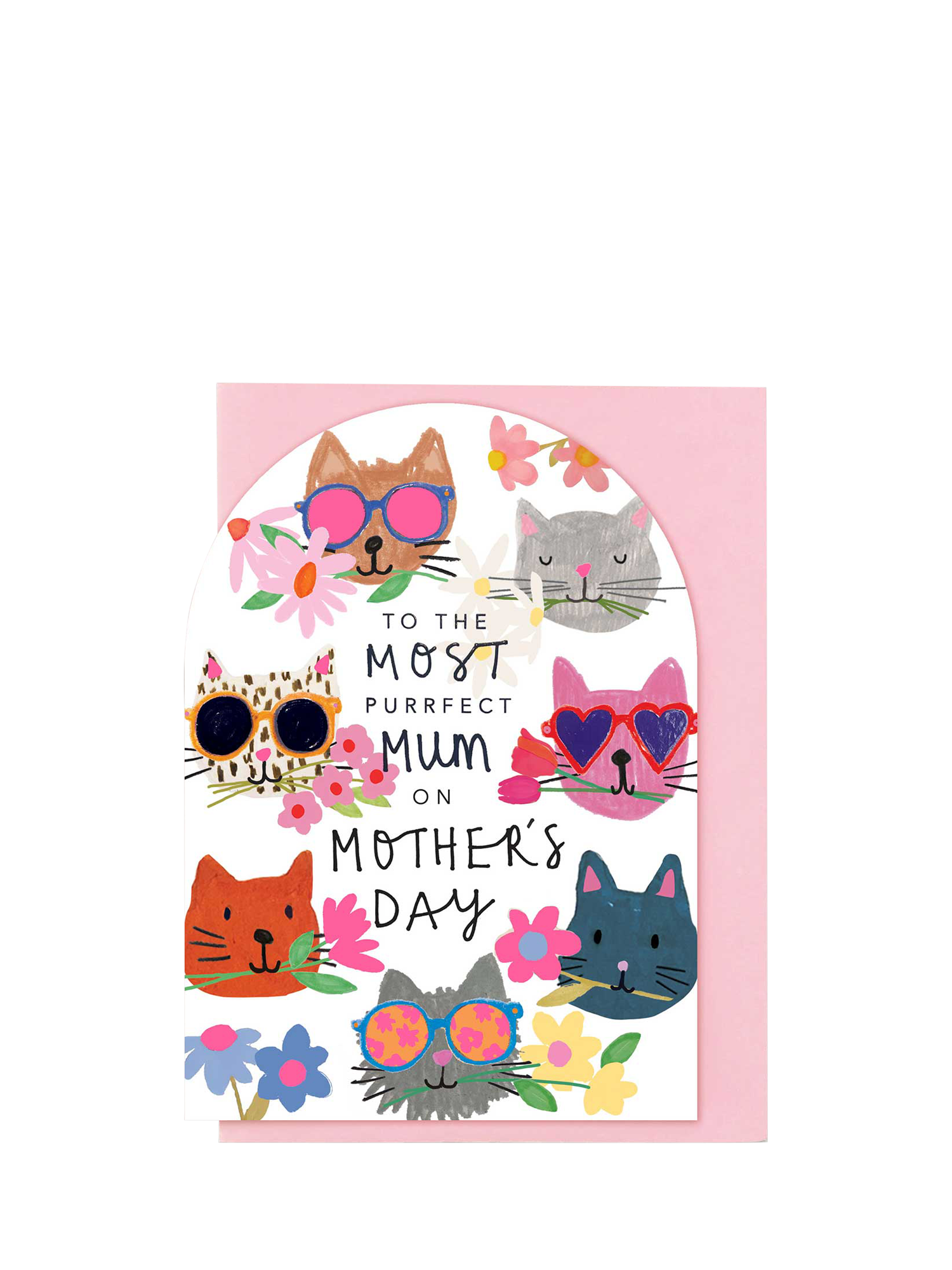 Stop the Clock Design Purrfect Mum Mother's Day Card