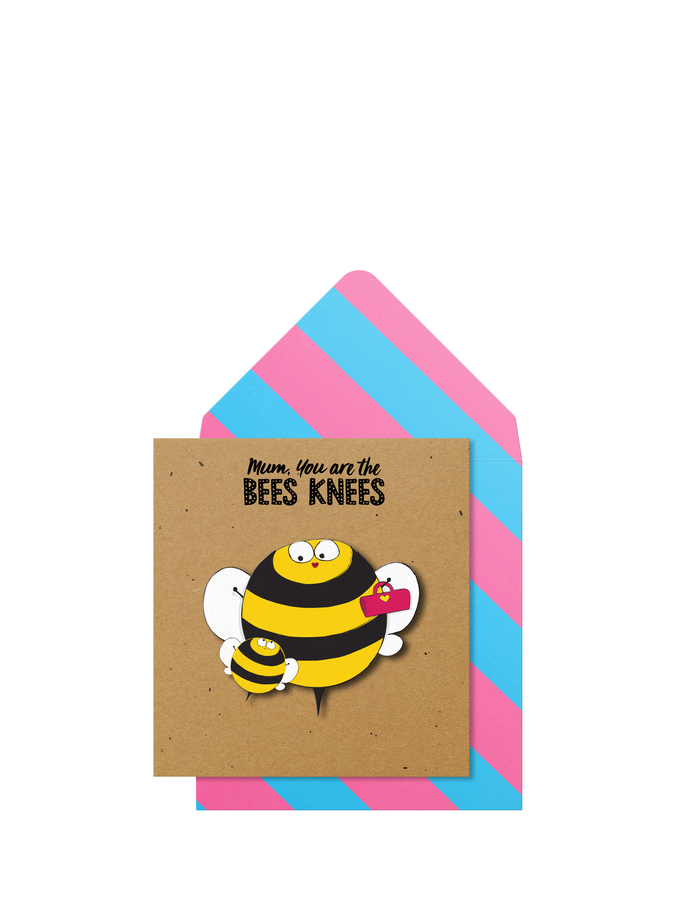 Tache Crafts Mum You're The Bees Knees Mother's Day Card