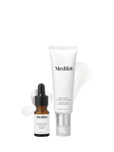 Medik8 Balance Moisturiser with Glycolic Acid Activator, 50ml, 