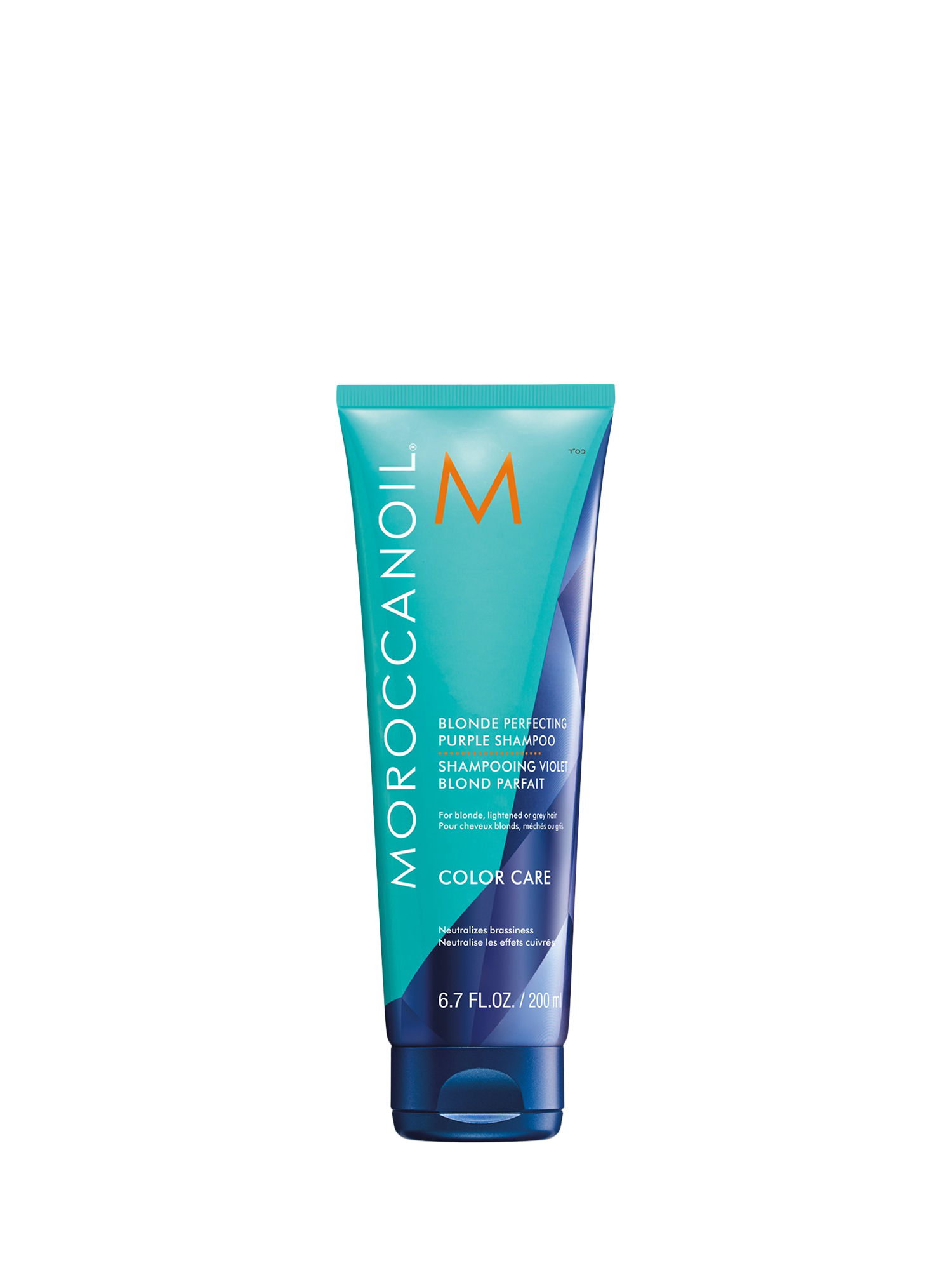 Product image 1 of 8, which shows Moroccanoil Blond Perfecting Purple Shampoo, 200ml