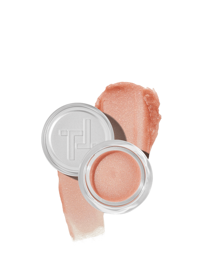 Product image 1 of 6, which shows Trinny London Sheer Shimmer Lip Cheek, Bunny