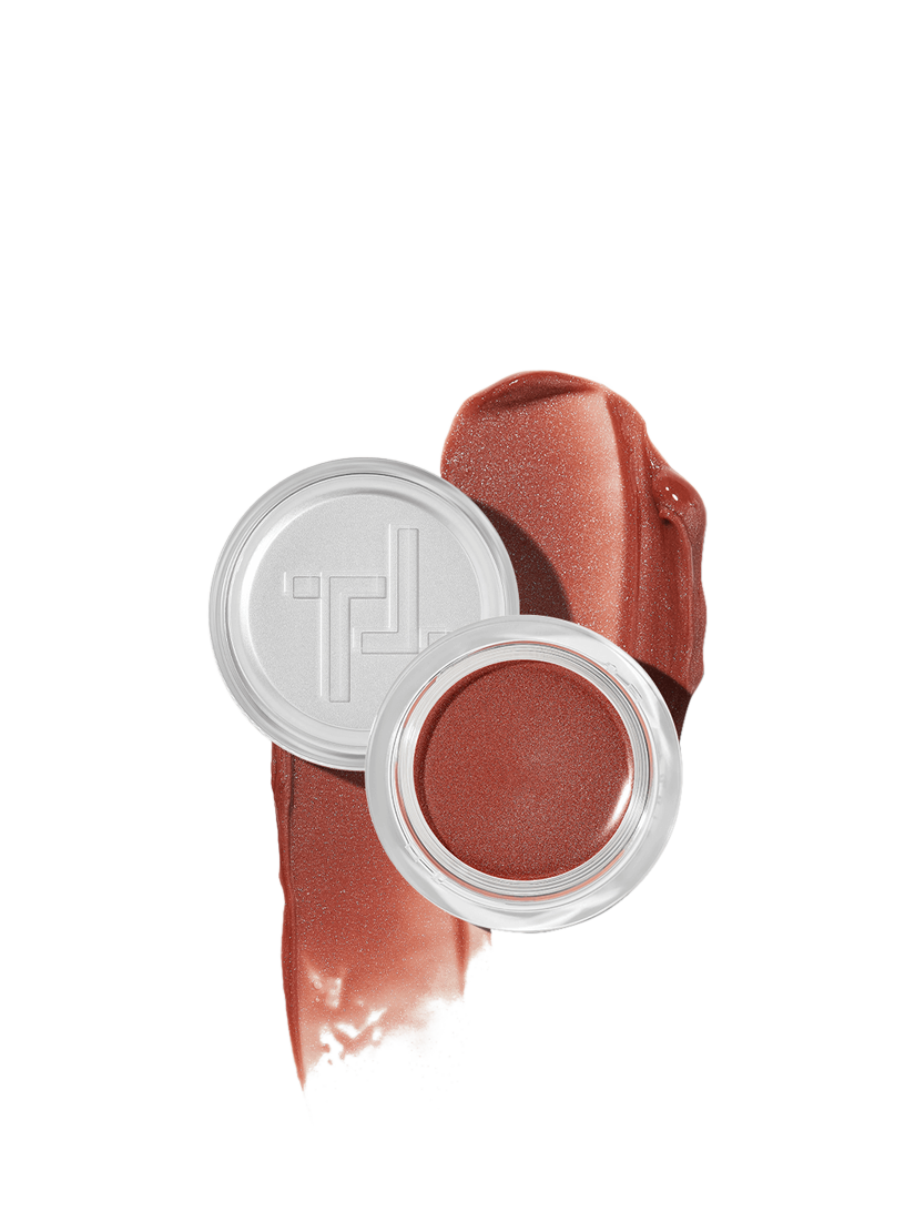 Product image 1 of 5, which shows Trinny London Sheer Shimmer Lip Cheek, Katie