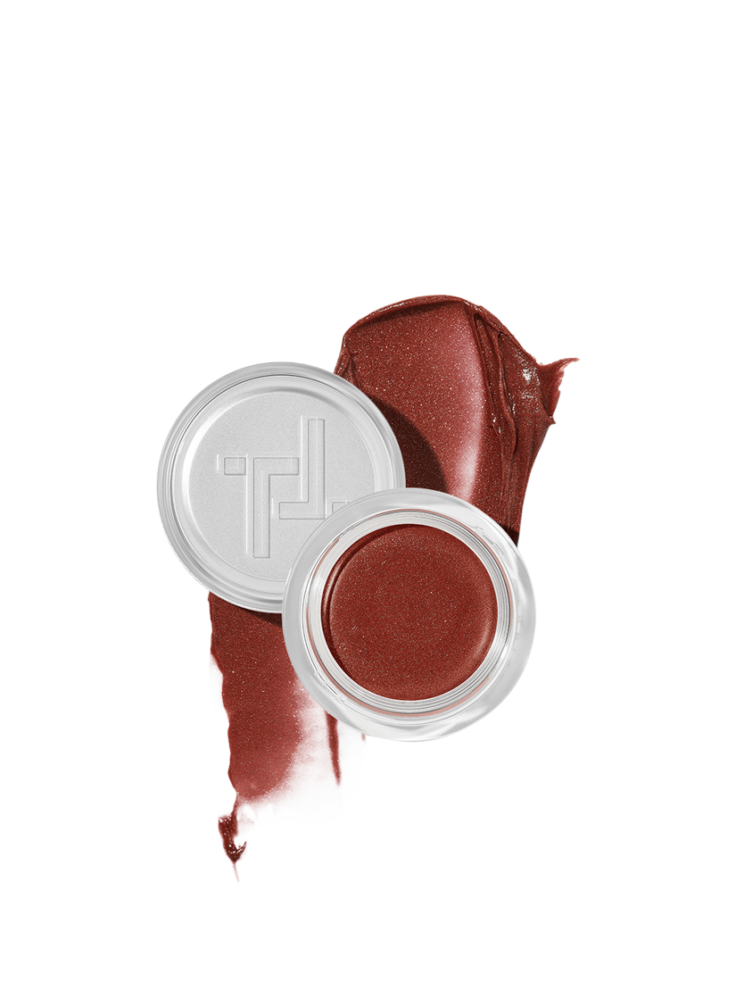 Product image 1 of 6, which shows Trinny London Sheer Shimmer Lip Cheek, Weasie