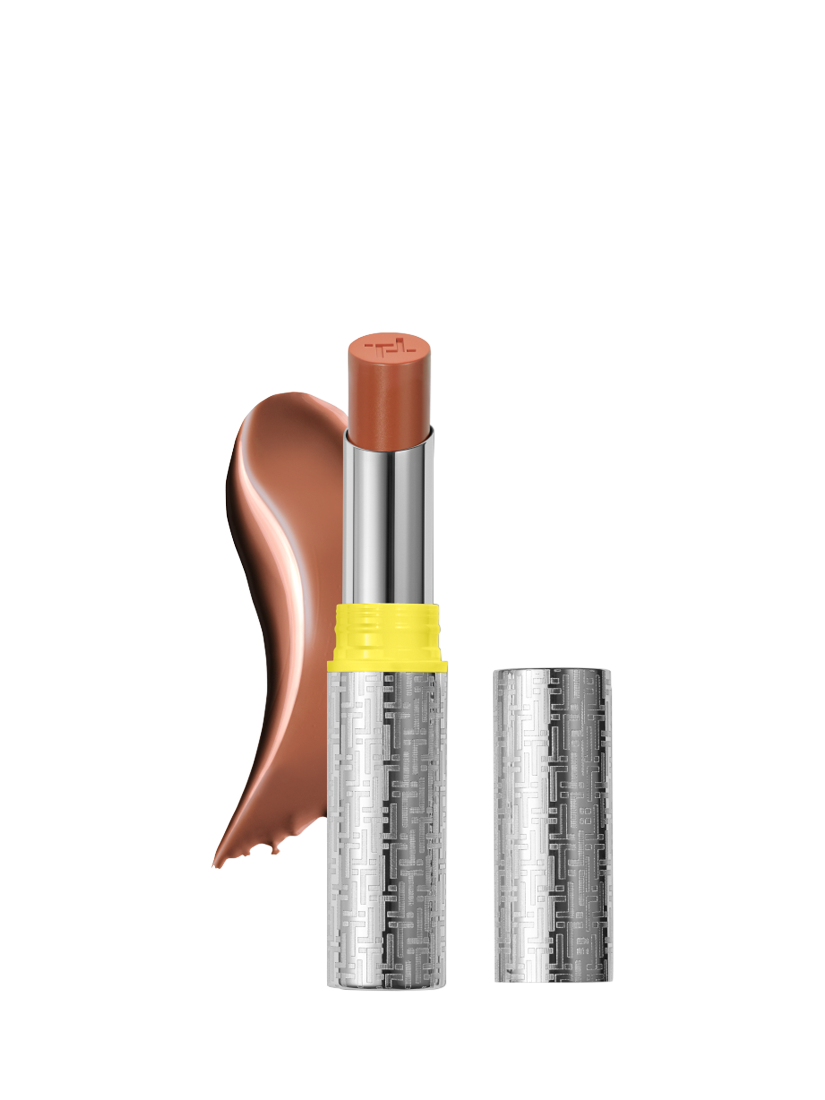 Product image 1 of 4, which shows Trinny London Just Joyous High Shine Lipstick, Mitra