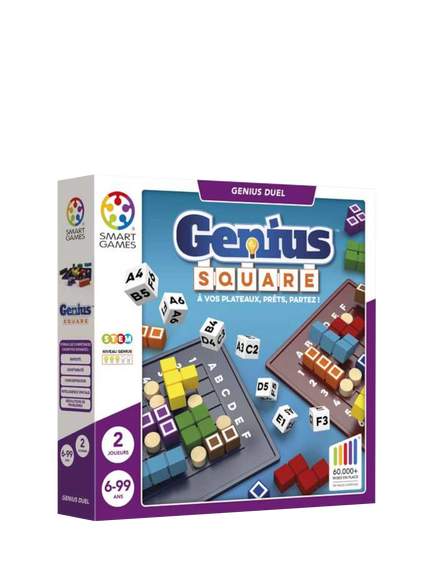 SmartGames Genius Square 24 Board Game, 