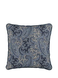 Bedeck of Belfast Freya Velvet Cushion, Midnight Blue