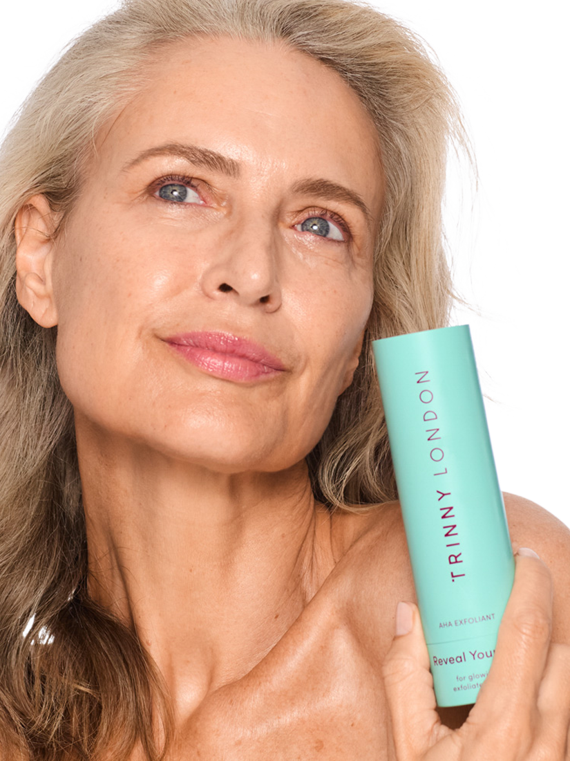 Product image 4 of 4, which shows Trinny London Reveal Yourself AHA Exfoliant, 75ml