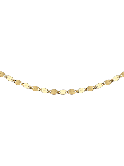 IBB 18ct Gold Forzatina Chain Necklace, Gold, Gold