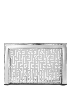 Trinny London Chepstow Makeup Bag, Silver, 