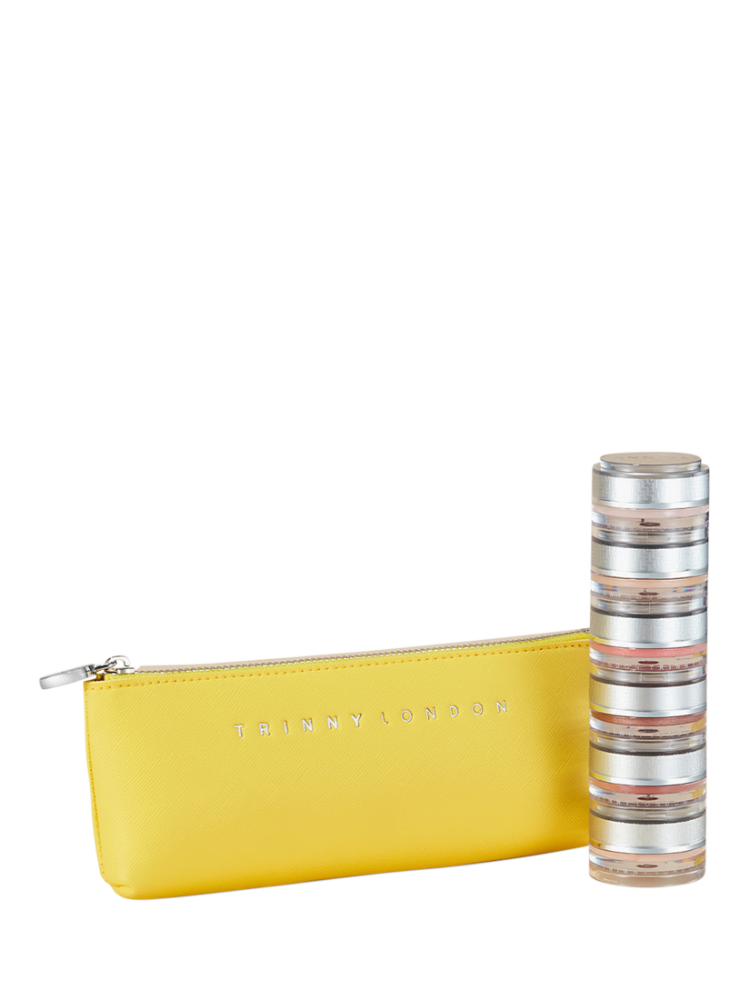 Product image 3 of 4, which shows Trinny London The Elizabeth Makeup Bag, Yellow