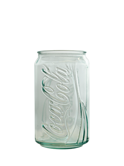 Vidrios San Miguel Recycled Glass Coca-Cola Can, 300ml, Clear, Clear