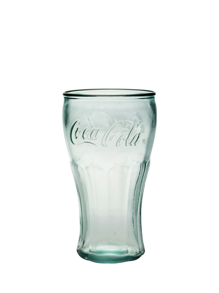Vidrios San Miguel Coca-Cola Recycled Glass, 450ml, Clear, Clear