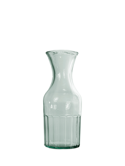 Vidrios San Miguel Vintage Recycled Glass Carafe, 1L, Clear, Clear