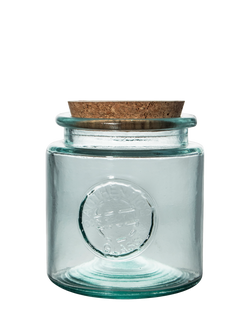 Vidrios San Miguel Authentic Recycled Glass Storage Jar, 800ml, Clear, Clear