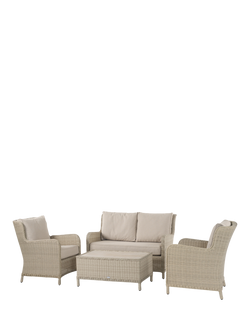 Bramblecrest Chedworth 4-Seater Garden Lounge Set, Sandstone, Sandstone