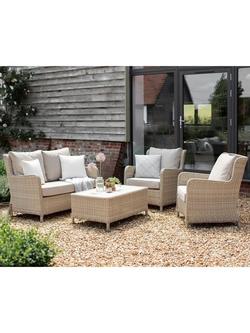 Bramblecrest Chedworth 4-Seater Garden Lounge Set, Sandstone - view 2, Sandstone