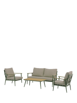 Bramblecrest RHS Wisley 4-Seater Garden Lounge Set, Sage, Sage
