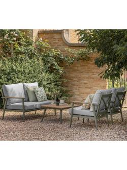 Bramblecrest RHS Wisley 4-Seater Garden Lounge Set, Sage - view 2, Sage
