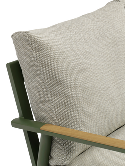 Bramblecrest RHS Wisley 7-Seater Garden L-Shaped Sofa Set with Height Adjustable Table, Sage - view 2, Sage