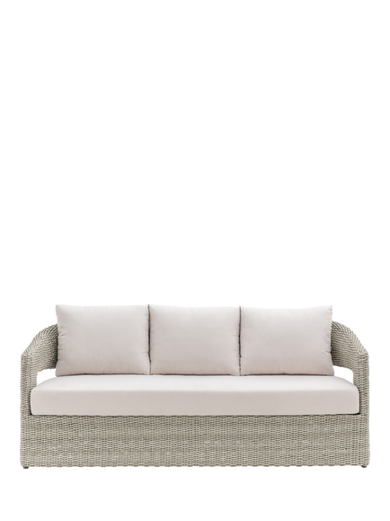 Gallery Direct Hvar 3-Seater Garden Sofa, Natural, Natural